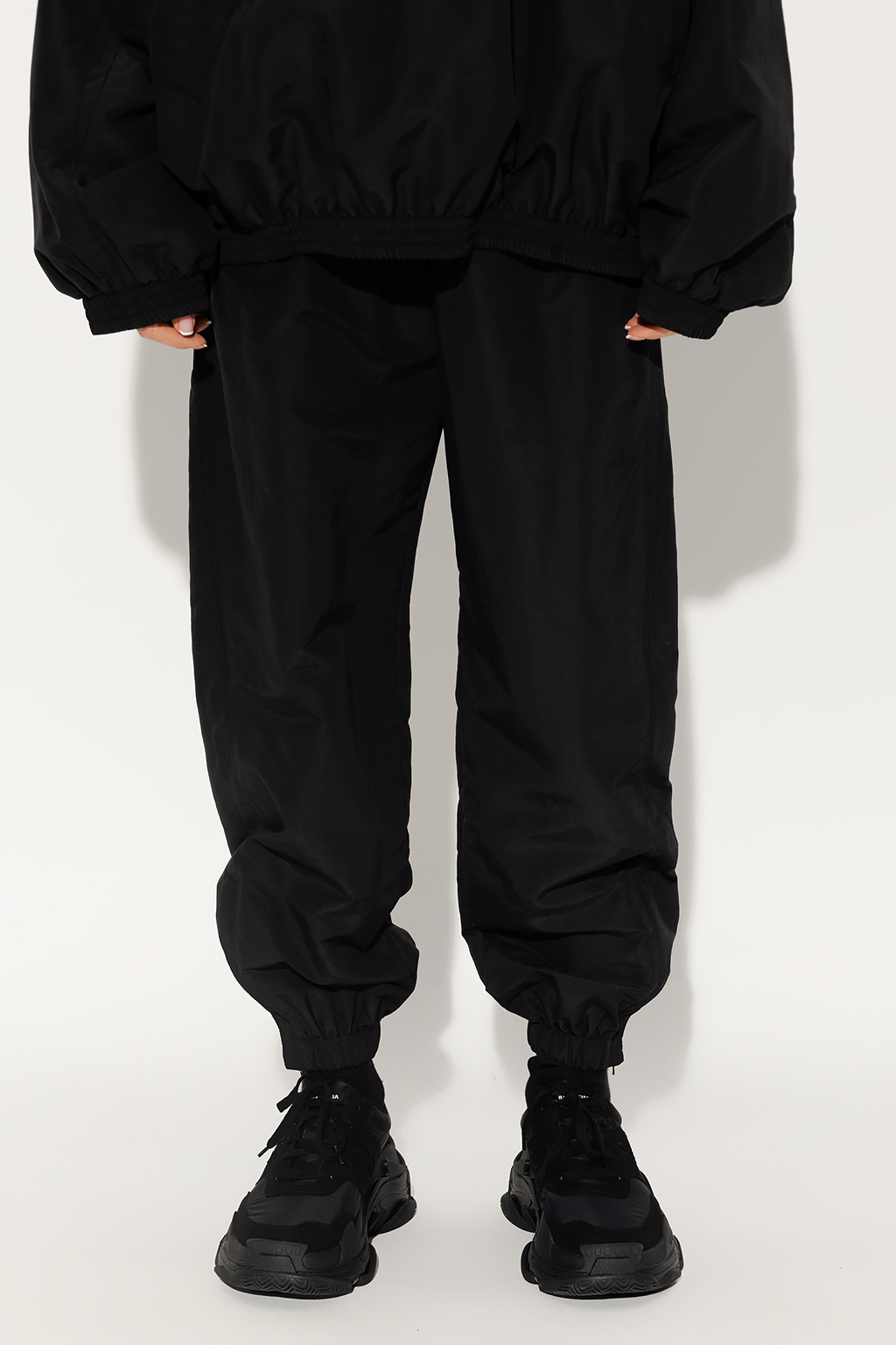 Balenciaga nylon 2025 track pants